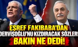 Eşref Fakıbaba'dan Dervişoğlu'nu kızdıracak sözler! Bakın ne dedi!