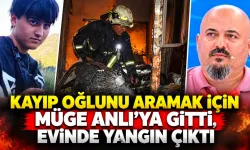 Kayıp oğlunu aramak için Müge Anlı’ya gitti, evinde yangın çıktı