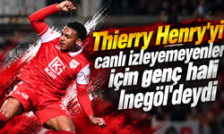 Thierry Henry’yi canlı izleyemeyenler için genç hali İnegöl’deydi!