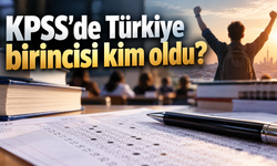 KPSS’de Türkiye birincisi oldu kim oldu ?