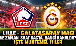 Lille - Galatasaray maçı ne zaman, saat kaçta, hangi kanalda? İşte muhtemel 11'ler