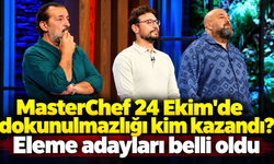MasterChef 24 Ekim'de dokunulmazlığı kim kazandı? Eleme adayları belli oldu
