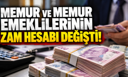 Memur ve memur emeklilerinin zam hesabı değişti!