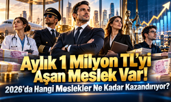 Aylık 1 Milyon TL'yi Aşan Meslek Var! 2026'da Hangi Meslekler Ne Kadar Kazandırıyor?