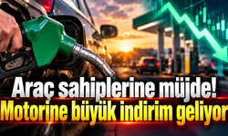 Araç sahiplerine müjde! Motorine büyük indirim geliyor