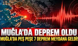 Muğla'da deprem oldu | Muğla'da peş peşe 7 deprem meydana geldi!