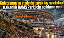 Galatasaray'ın stadında toprak kayması iddiası! Bakanlık RAMS Park için açıklama yaptı