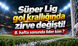 Süper Lig gol krallığında zirve değişti! 8. hafta sonunda lider kim ?
