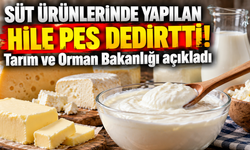 Süt ürünlerinde yapılan hile pes dedirtti! Tarım ve Orman Bakanlığı açıkladı