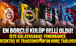 En Borçlu Kulüp Belli Oldu! İşte Galatasaray, Fenerbahçe, Beşiktaş ve Trabzonspor'un Borç Tablosu!