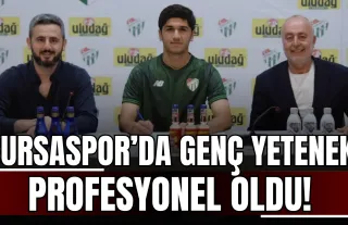 Bursaspor’da Genç Yetenek Profesyonel Oldu!!