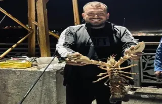 Gemlik Körfezi’nde Dev Istakoz Yakalandı: 2 Kilogram Ağırlığında!