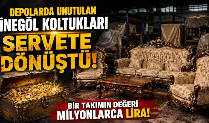 Depolarda Unutulan İnegöl Koltukları Servete Dönüştü! Bir Takımın Değeri milyonlarca lira
