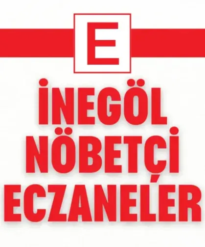 İnegöl'de 11 Aralık 2025 Perşembe nöbetçi eczaneler