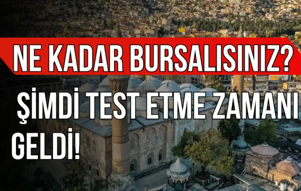 Ne Kadar Bursalısınız? Şimdi Test Etme Zamanı Geldi!