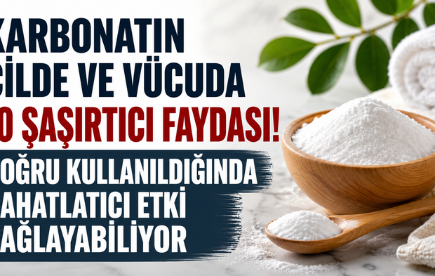 Karbonatın Cilde ve Vücuda 10 Şaşırtıcı Faydası! Doğru Kullanıldığında Rahatlatıcı Etki Sağlayabiliyor