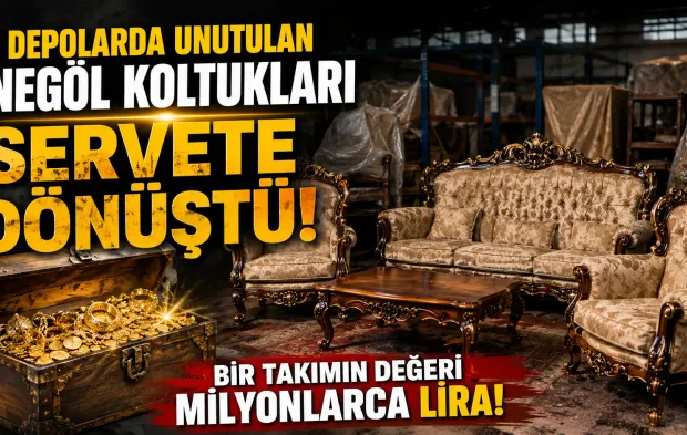Depolarda Unutulan İnegöl Koltukları Servete Dönüştü! Bir Takımın Değeri milyonlarca lira