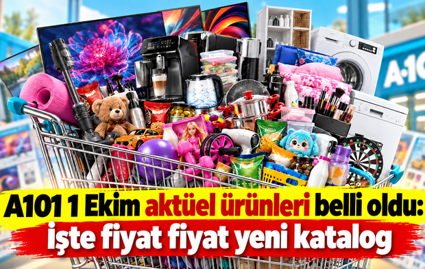 A101 1 Ekim aktüel ürünleri belli oldu: İşte fiyat fiyat yeni katalog