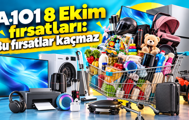 A101 8 Ekim fırsatları: Bu fırsatlar kaçmaz | 8Ekim'de A101'e hangi aktüel ürünleri geliyor