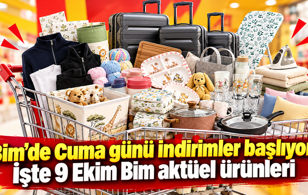 Bim'de Cuma günü indirimler başlıyor! İşte 9 Ekim Bim aktüel ürünleri