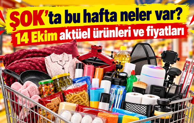 ŞOK’ta bu hafta neler var? 14 Ekim aktüel ürünleri ve fiyatları