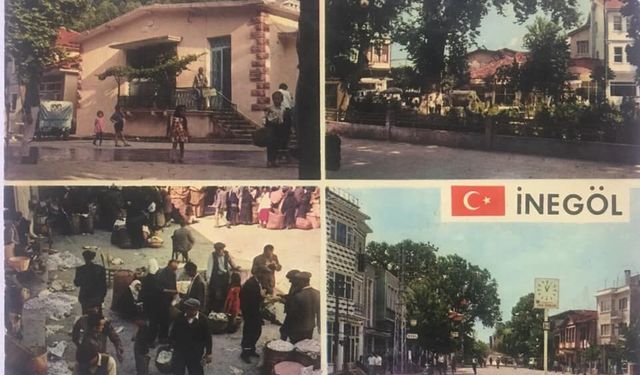 İnegöl kartpostal | MAZİDEN BİR KARE