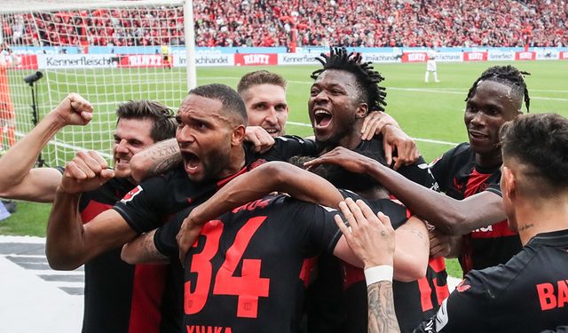 Leverkusen tarihinde ilk kez Almanya şampiyonu