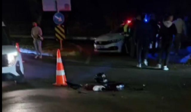 İzmir'de Motosiklet Belediye Otobüsüne Çarptı, 1 Ölü, 1 Ağır Yaralı
