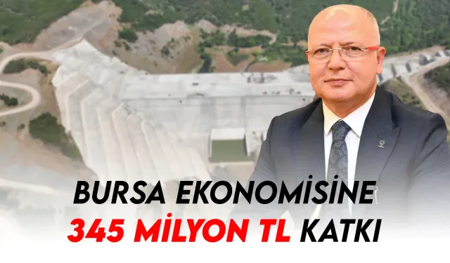 Bursa ekonomisine 345 milyon liralık katkı