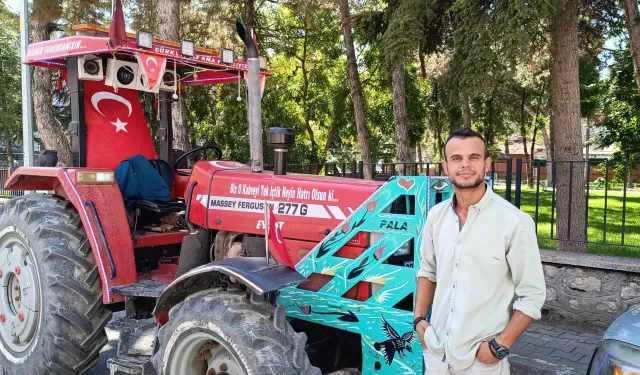 "Bu benim için heves" dedi, cezalara rağmen traktörle turlamaktan vazgeçmedi