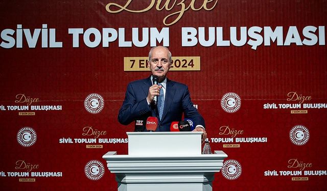 TBMM Başkanı Kurtulmuş: Kim güçlüyse onun dediğinin olduğu bir dünyada güçlü olmaktan başka çaremiz yok