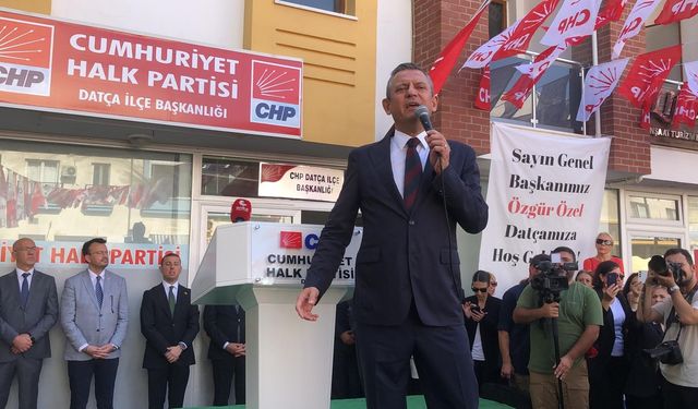 CHP lideri Özel, 13 bin oy aldığı Datça'da bin kişiye seslendi