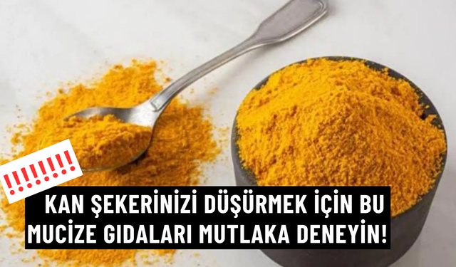 Kan Şekerinizi Düşürmek İçin Bu Mucize Gıdaları Mutlaka Deneyin!