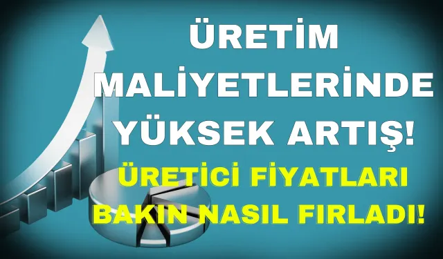 Üretim Maliyetlerinde Yüksek Artış! Üretici Fiyatları Bakın Nasıl Fırladı!