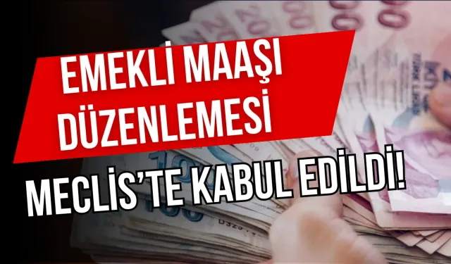 Emekli Maaşı Düzenlemesi Meclis’te Kabul Edildi!