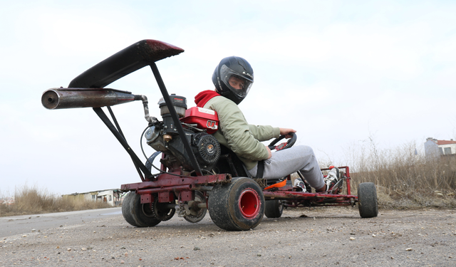 Lise Öğrencisinden Hurda Malzemelerle Hız Canavarı Araç!