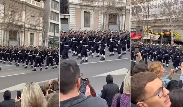 Atina'da Askeri Yürüyüşte Türkiye Aleyhine Slogan Atan Yunan Askerlerine Büyük Ceza