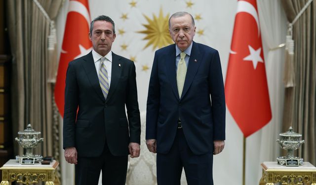 Cumhurbaşkanı Erdoğan, Fenerbahçe Spor Kulübü Başkanı Koç’u kabul etti