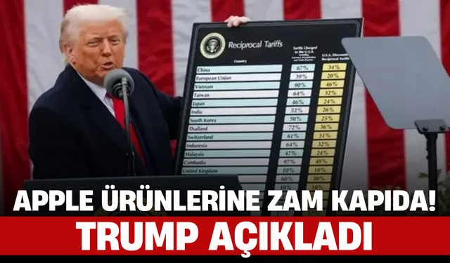 Apple Ürünlerine Zam Kapıda! Trump, Elektronik Eşyaya Gümrük Vergisi Uygulayacağını Açıkladı