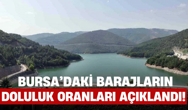 Bursa’daki Barajların Doluluk Oranları Açıklandı!
