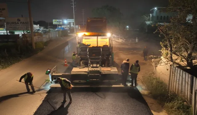 Büyükşehir’den Çalı-Kayapa Yolunda Gece Mesaisi: Asfaltlama Çalışmaları Tamamlandı