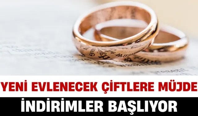 Yeni Evlenecek Çiftlere Müjde! Mobilyada Yüzde 35, Züccaciyede Yüzde 50 İndirim Başlıyor