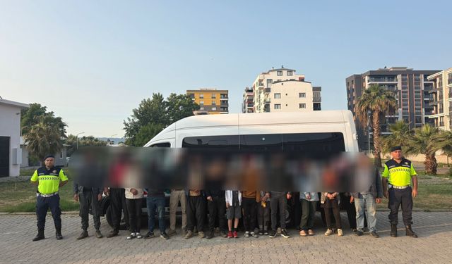 Aydın’da Yol Kontrolünde 21 Düzensiz Göçmen Yakalandı!