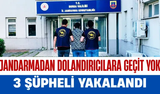 Bursa ve Kocaeli'de Eş Zamanlı Dolandırıcılık Operasyonu: 3 Şüpheli 138 Bin Lira ile Yakalandı