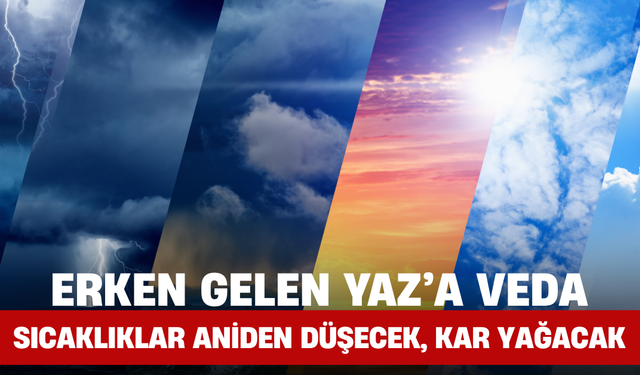 Erken Gelen Yaz’a Veda: Sıcaklıklar Aniden Düşecek, Kar Yağacak
