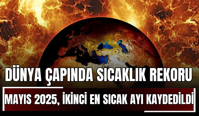 Dünya Çapında Sıcaklık Rekoru: Mayıs 2025, İkinci En Sıcak Ay Olarak Kaydedildi!