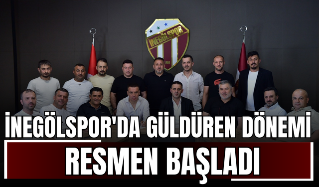 İnegölspor'da Güldüren dönemi resmen başladı