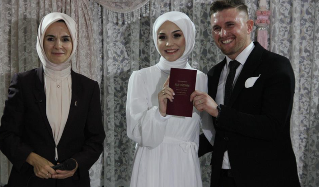 Bakan Göktaş, Çorum'da nikah şahidi oldu