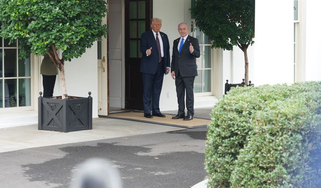 Trump ve Netanyahu Beyaz Saray'da bir araya geldi