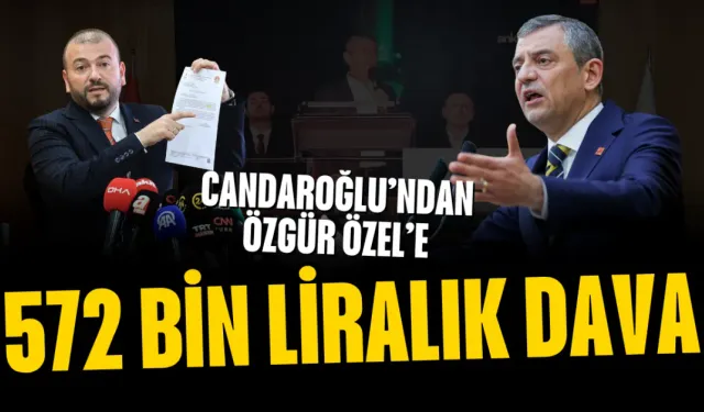 Mustafa Candaroğlu’ndan Özgür Özel’e 572 Bin Liralık Dava